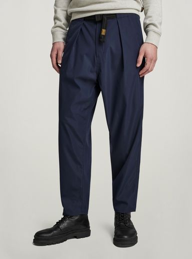 Pleated Chino Belt Relaxed